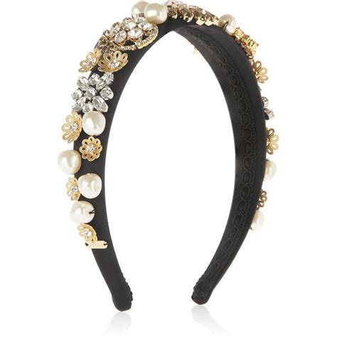 dolce gabbana headband|Dolce & Gabbana satin headband.